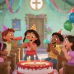 Desenhos Bíblicos para Aniversário da Igreja Infantil