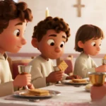 Desenhos Bíblicos para Celebração da Ceia do Senhor com Crianças