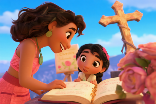 Desenhos Bíblicos Dia das Mães